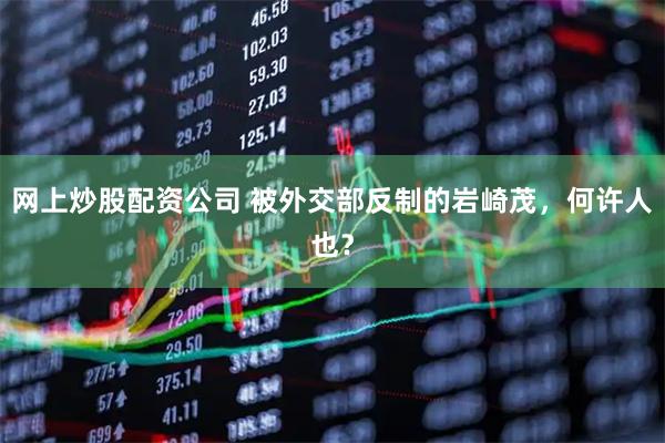 网上炒股配资公司 被外交部反制的岩崎茂，何许人也？
